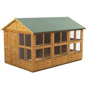 Power 12x8 Apex Potting Shed - Double Door